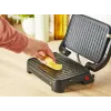 Grill kontaktowy Tefal Inicio Compact GC270D10 — prostokątny 1000W, ruszt, czarny/stal nierdzewna