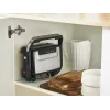 Grill kontaktowy Tefal Inicio Compact GC270D10 — prostokątny 1000W, ruszt, czarny/stal nierdzewna