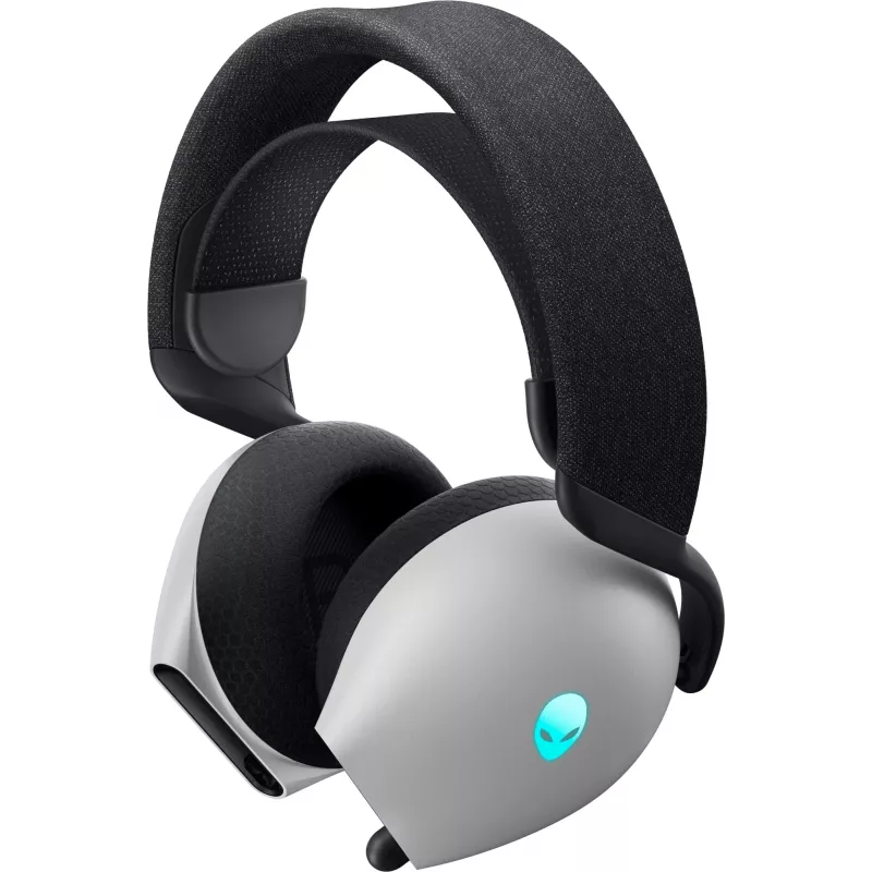 Zestaw słuchawkowy Alienware AW725H Przewodowy i Bezprzewodowy, nauszny, gamingowy, USB Type-C, Bluetooth, Czarny, Biały