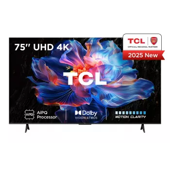 Telewizor TCL V6C 75V6C 190,5 cm (75 cali) 4K Ultra HD Smart TV Wi-Fi Metaliczny 330 cd/m²