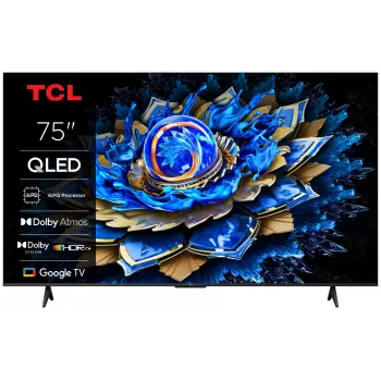 TCL T69C 75T69C Telewizor 190,5 cm (75 cali) 4K Ultra HD Smart TV Wi-Fi Czarny 350 cd/m²