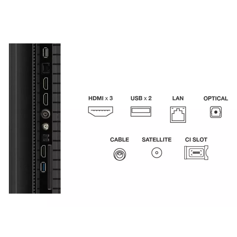 TCL T69C 75T69C Telewizor 190,5 cm (75 cali) 4K Ultra HD Smart TV Wi-Fi Czarny 350 cd/m²