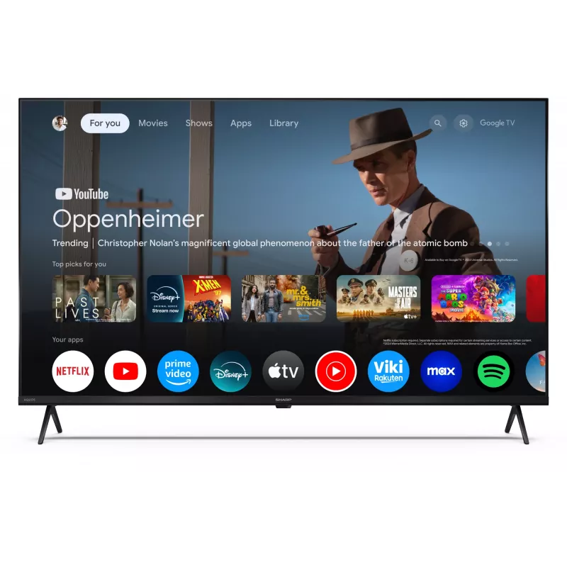 Sharp 43HP5265E Telewizor 109,2 cm (43 cale) 4K Ultra HD Smart TV Wi-Fi Czarny
