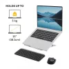 Fellowes Alumia Laptop Riser Portable Laptop Stand Max Size 15 inch Max Weight 5kg srebrny