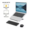 Fellowes Alumia Laptop Riser Portable Laptop Stand Max Size 15 inch Max Weight 5kg Czarny