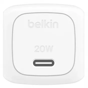 BELKIN Ładowarka ścienna - Boostcharge - Kompaktowa USB-C 20 W PPS - Biała