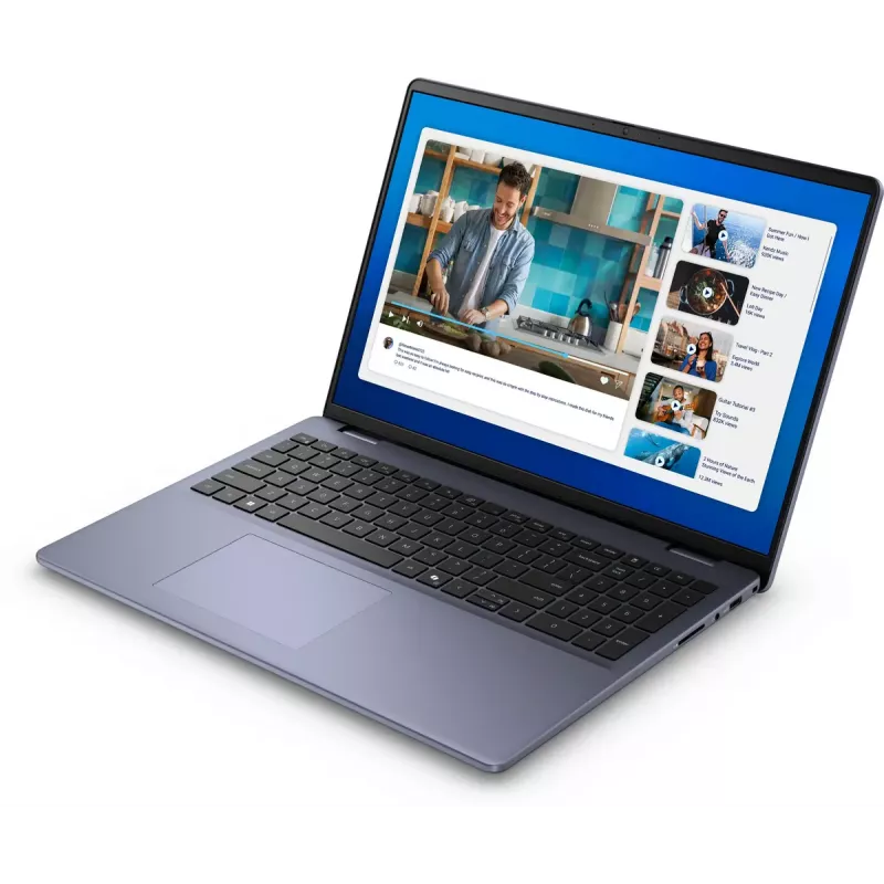 DELL DC16251 Intel Core 7 150U Laptop 40,6 cm (16 cali) Full HD+ 16 GB DDR5-SDRAM 512 GB SSD Wi-Fi 6E (802.11ax) Ubuntu Linux Niebieski