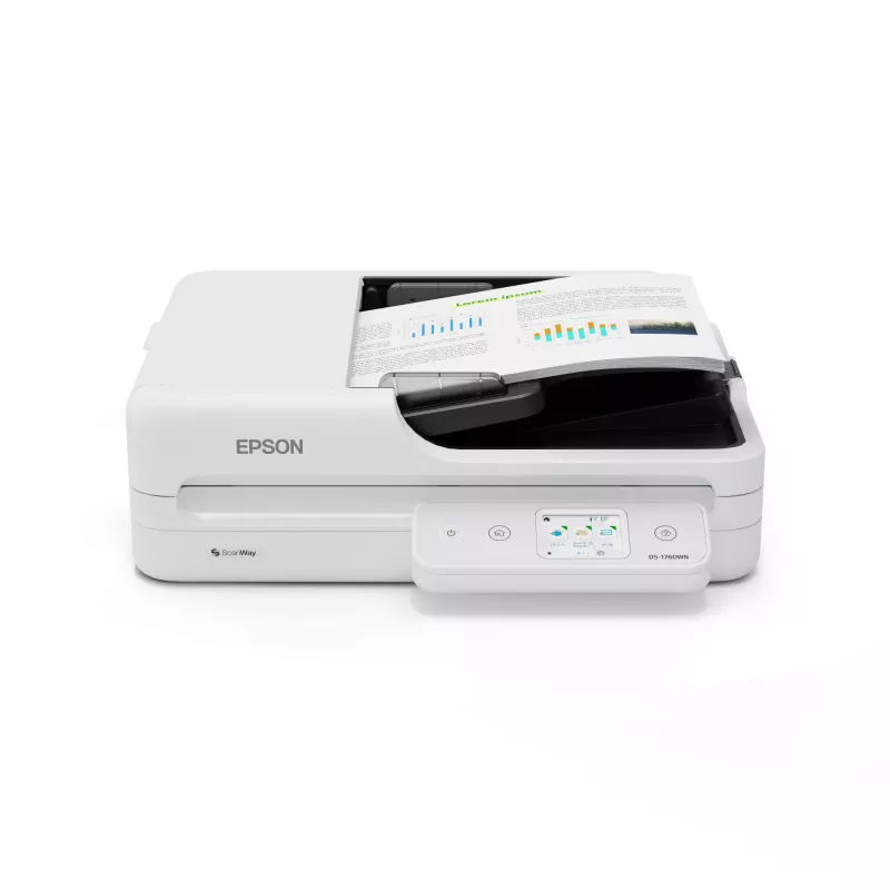 Epson WorkForce DS-1760WN Skaner płaski i z podajnikiem ADF 1200 x 1200 DPI A4 Czarny, Biały