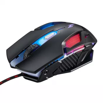 Mysz gamingowa Acer Nitro NMW200 — oburęczna, optyczna 7200 DPI, 7 przycisków, USB Type-A, czarna