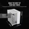 Obudowa komputera CORSAIR - Icue Link 6500x RGB Mid-tower Dual Chamber biała