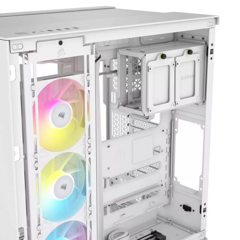 Obudowa komputera CORSAIR - Icue Link 6500x RGB Mid-tower Dual Chamber biała