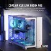 Obudowa komputera CORSAIR - Icue Link 6500x RGB Mid-tower Dual Chamber biała