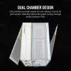 Obudowa komputera CORSAIR - Icue Link 6500x RGB Mid-tower Dual Chamber biała