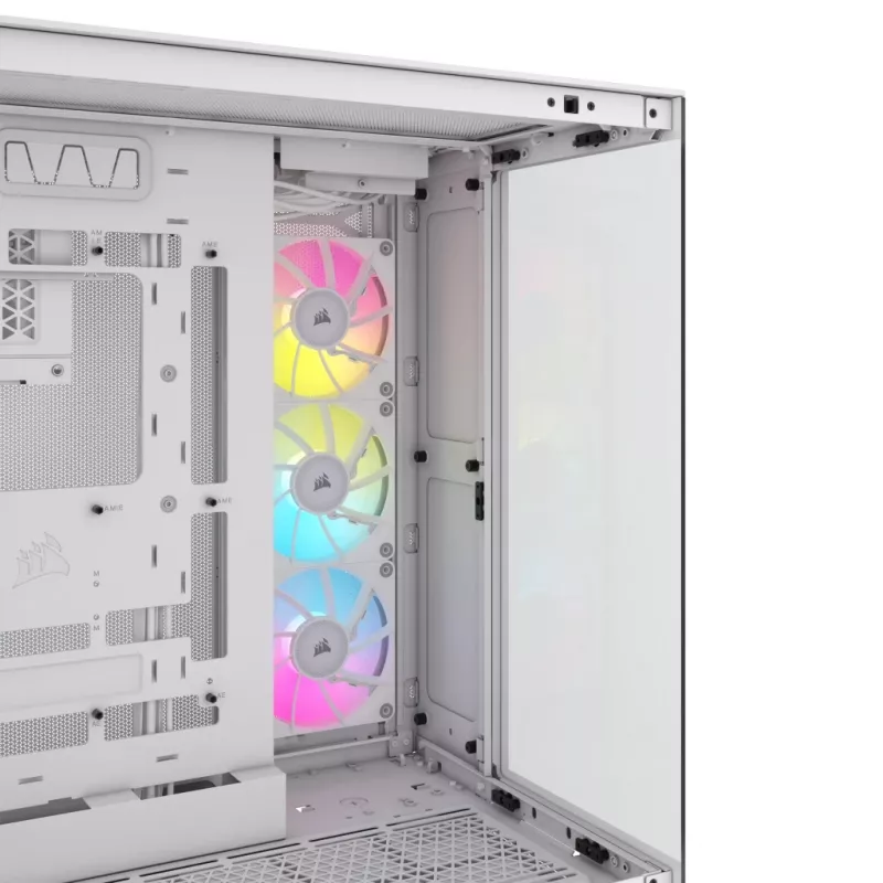 Obudowa komputera CORSAIR - Icue Link 6500x RGB Mid-tower Dual Chamber biała