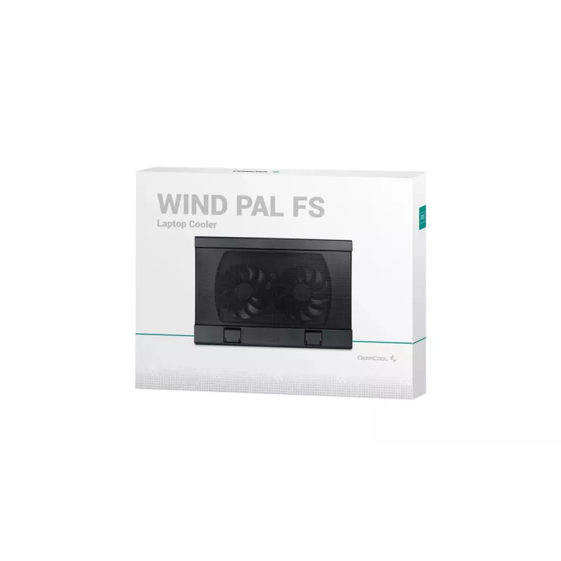 DEEPCOOL Wind Pal Fs Podkładka chłodząca do laptopa 1200 Rpm - czarna