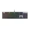 Klawiatura gamingowa GENESIS Thor 420 RGB USB QWERTY US International Srebrny
