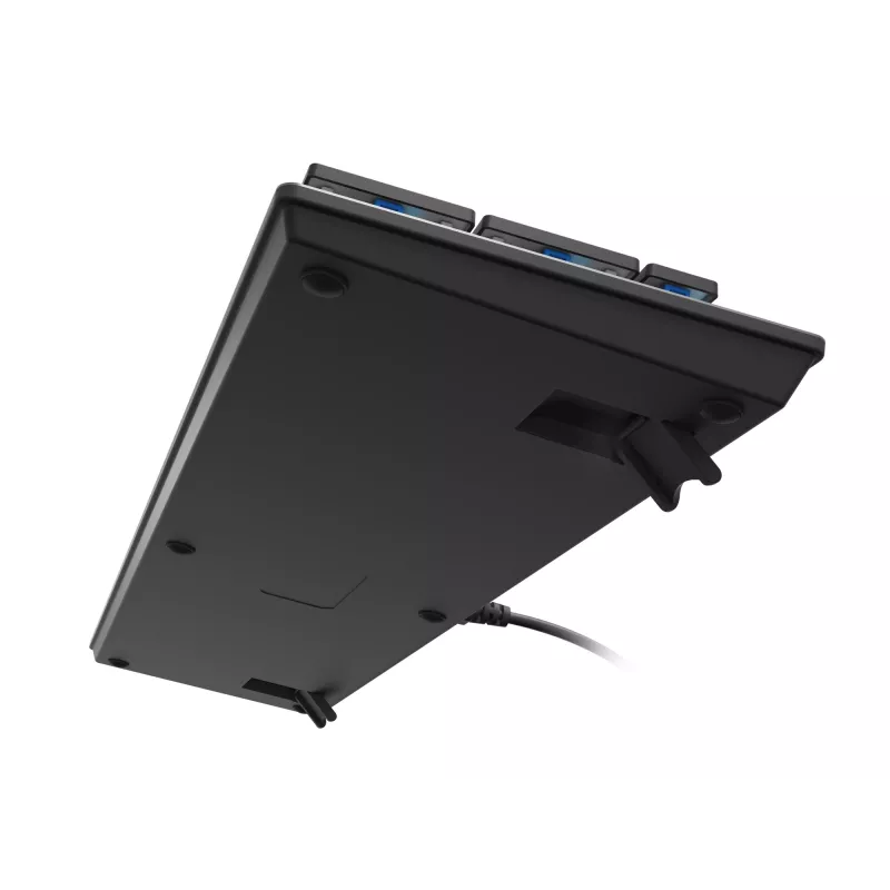 Klawiatura gamingowa GENESIS Thor 420 RGB USB QWERTY US International Srebrny