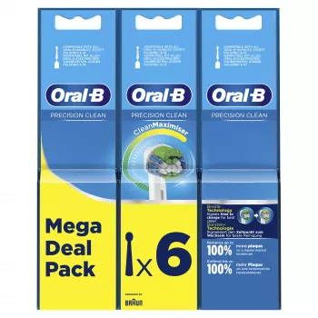 Końcówka do szczoteczki Oral-B Precision Clean 80339528 6 szt. Biała
