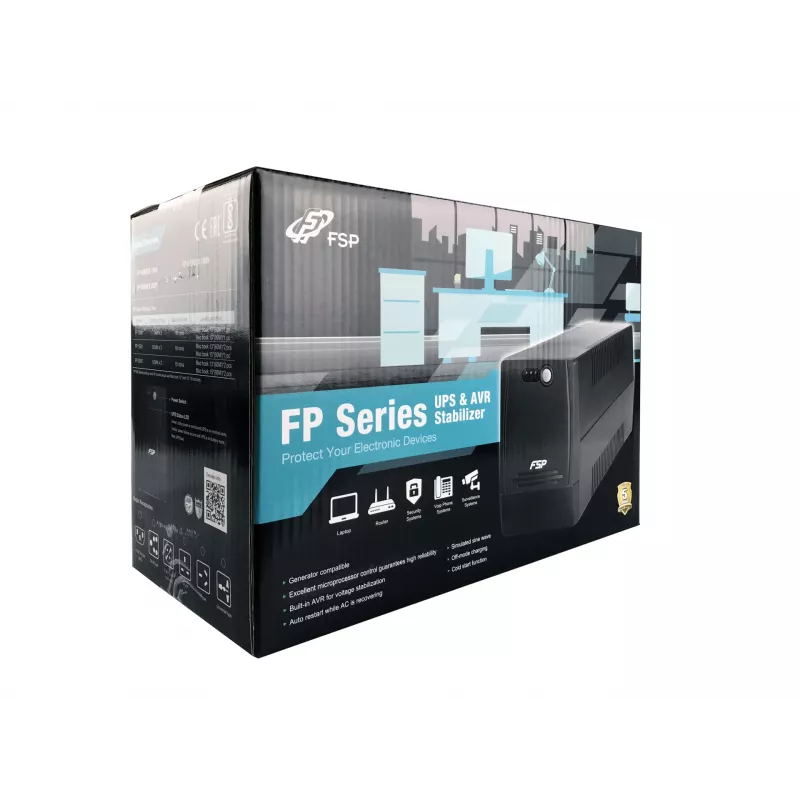 FSP FP 1500 zasilacz awaryjny (UPS) Line-Interactive 1,5 kVA 900 W 4 gniazda AC