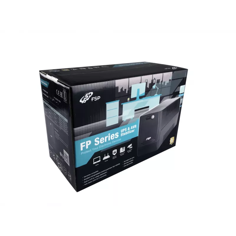 FSP FP 1500 zasilacz awaryjny (UPS) Line-Interactive 1,5 kVA 900 W 4 gniazda AC