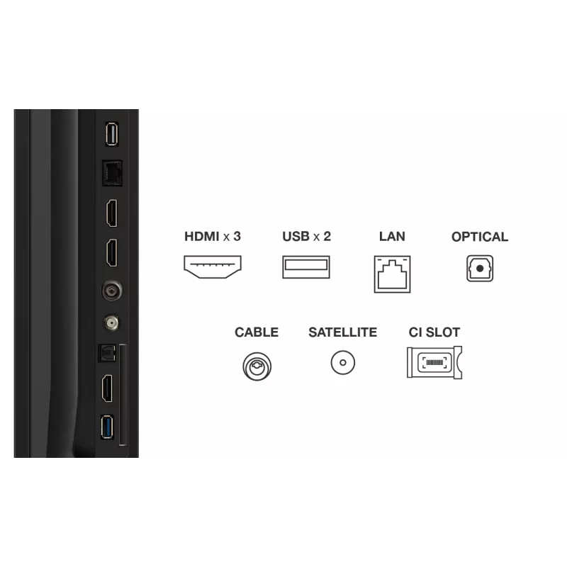 Telewizor TCL T69C 85T69C 2,16 m (85 cali) 4K Ultra HD Smart TV Wi-Fi Czarny
