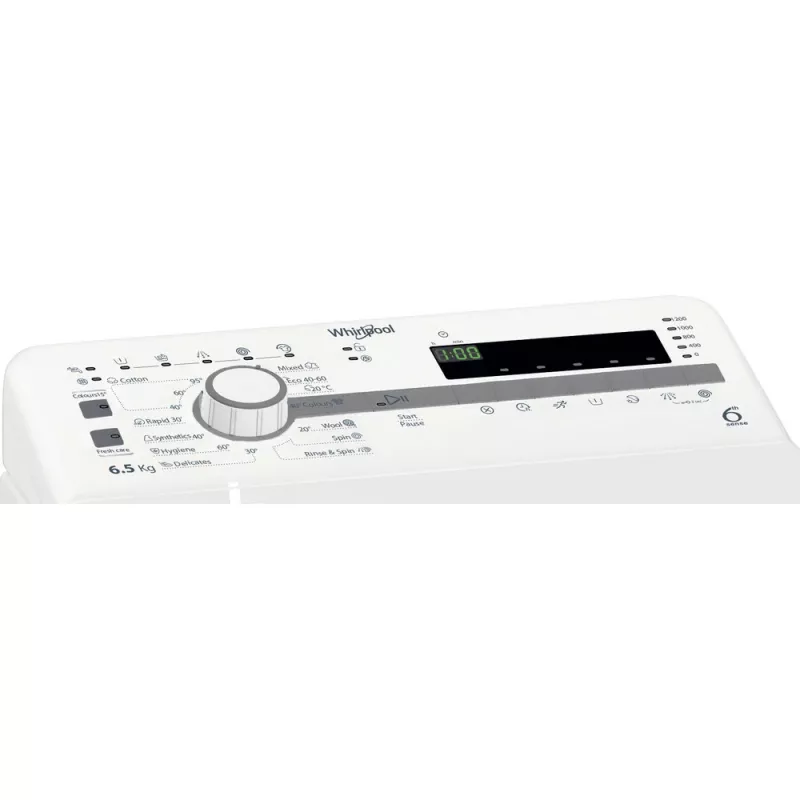 Pralka Whirlpool TDLR 65230SS EU/N ładowana od góry 6,5 kg 1151 obr./min biała