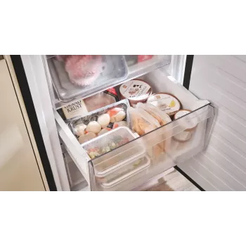 Lodówka Candy Fresco ECN2CQTEB186 355 L Czarna No Frost