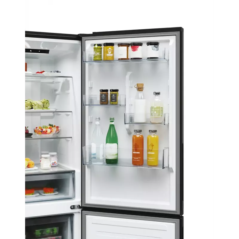 Lodówka Candy Fresco ECN2CQTEB186 355 L Czarna No Frost