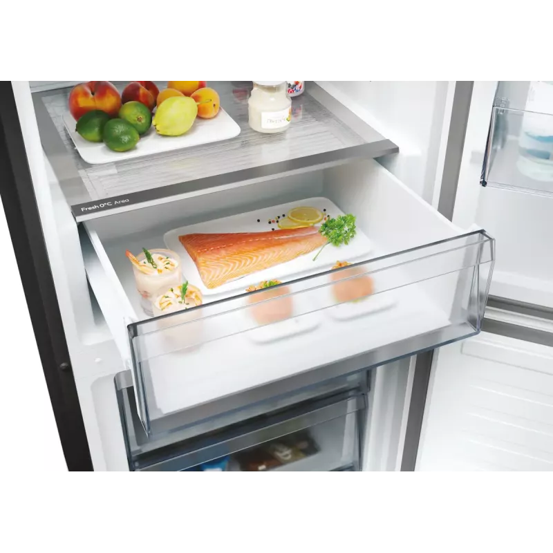 Lodówka Candy Fresco ECN2CQTEB186 355 L Czarna No Frost