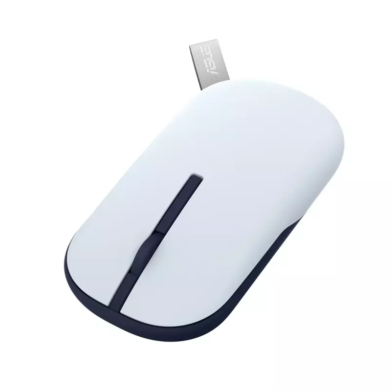 Mysz ASUS Marshmallow MD100 do biura, oburęczna, RF Wireless + Bluetooth, optyczna, 1600 DPI