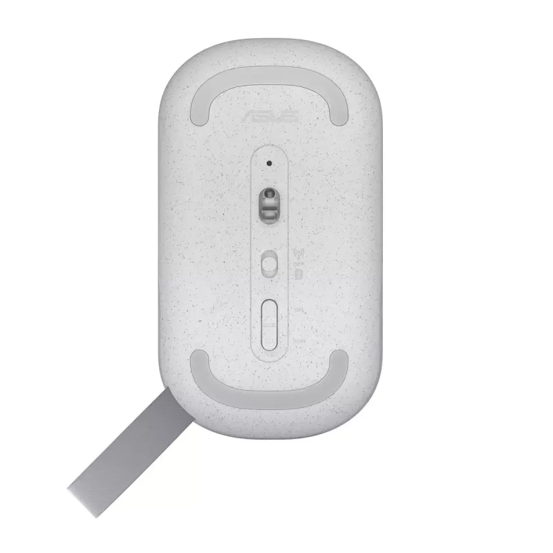 Mysz ASUS Marshmallow MD100 do biura, oburęczna, RF Wireless + Bluetooth, optyczna, 1600 DPI