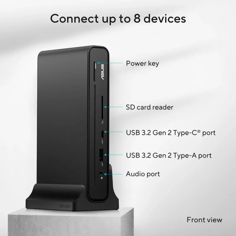 ASUS Triple Display USB-C Dock DC300 Docking USB 3.2 Gen 2 (3.1 Gen 2) Type-C Czarny