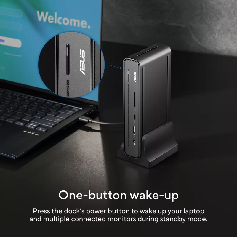 ASUS Triple Display USB-C Dock DC300 Docking USB 3.2 Gen 2 (3.1 Gen 2) Type-C Czarny