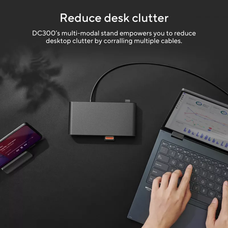 ASUS Triple Display USB-C Dock DC300 Docking USB 3.2 Gen 2 (3.1 Gen 2) Type-C Czarny
