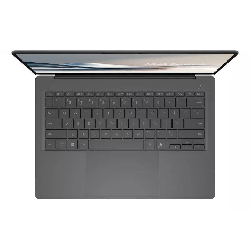 Laptop ASUS Zenbook A14 UX3407RA-QD010W — Qualcomm Snapdragon X1E-78-100, 14 cali WUXGA, 32 GB RAM, 1 TB SSD, Windows 11 Home, Szary