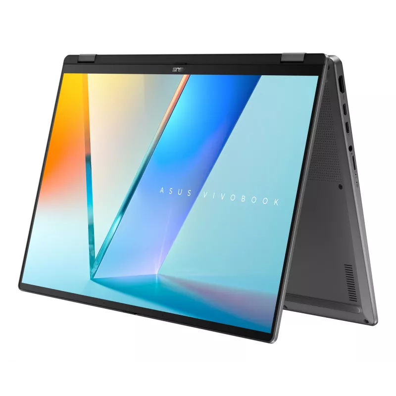 ASUS Vivobook 16 Flip TP3607SA-RJ033W Copilot+ PC Intel Core Ultra 7 256V Hybryda (2-w-1) 40,6 cm (16 cali) Ekran dotykowy 3K 16 GB LPDDR5x-SDRAM 1 TB SSD Wi-Fi 7 (802.11be) Windows 11 Home Czarny, Szary