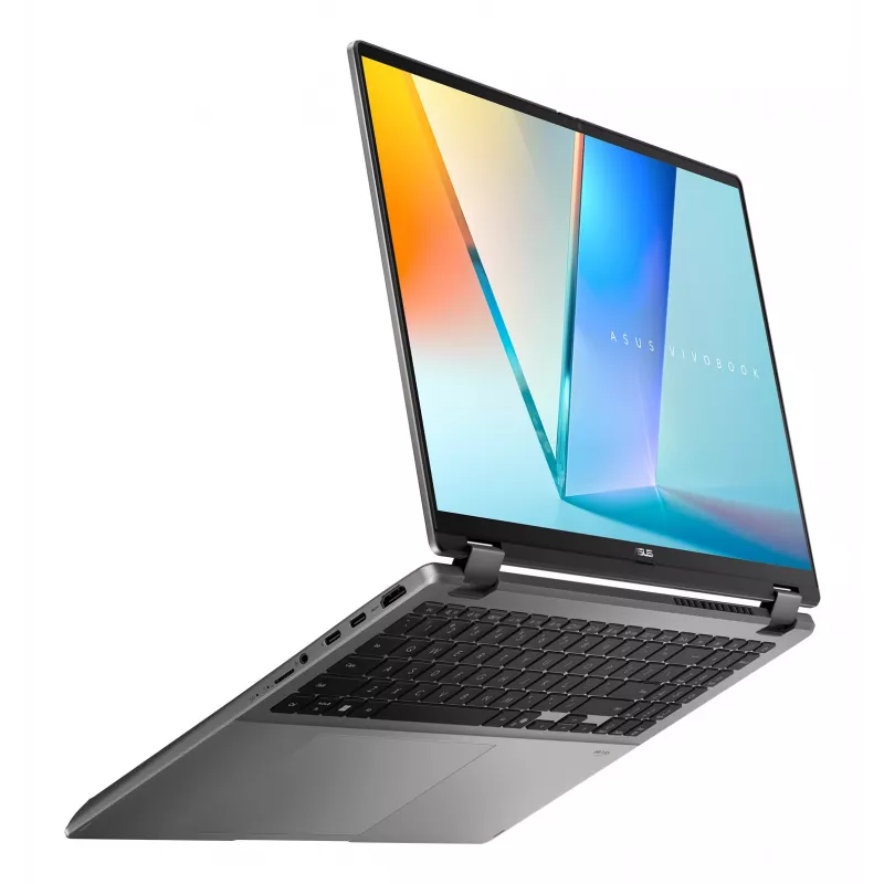 ASUS Vivobook 16 Flip TP3607SA-RJ033W Copilot+ PC Intel Core Ultra 7 256V Hybryda (2-w-1) 40,6 cm (16 cali) Ekran dotykowy 3K 16 GB LPDDR5x-SDRAM 1 TB SSD Wi-Fi 7 (802.11be) Windows 11 Home Czarny, Szary