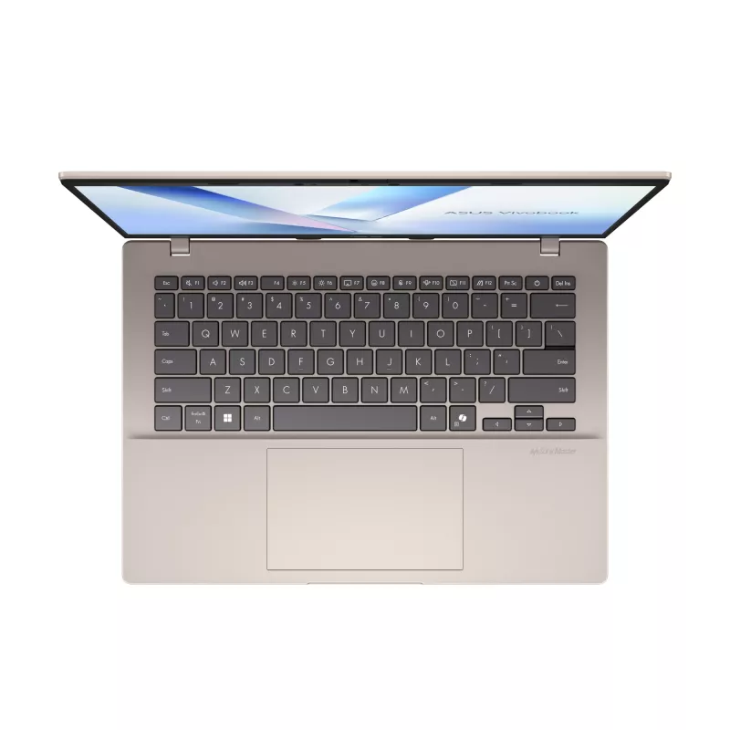 ASUS Vivobook 14 X1407QA-LY045W Copilot+ PC Snapdragon X1-26-100 Laptop 35,6 cm (14 cali) WUXGA 16 GB LPDDR5x-SDRAM 512 GB SSD Wi-Fi 6E (802.11ax) Windows 11 Home Złoty