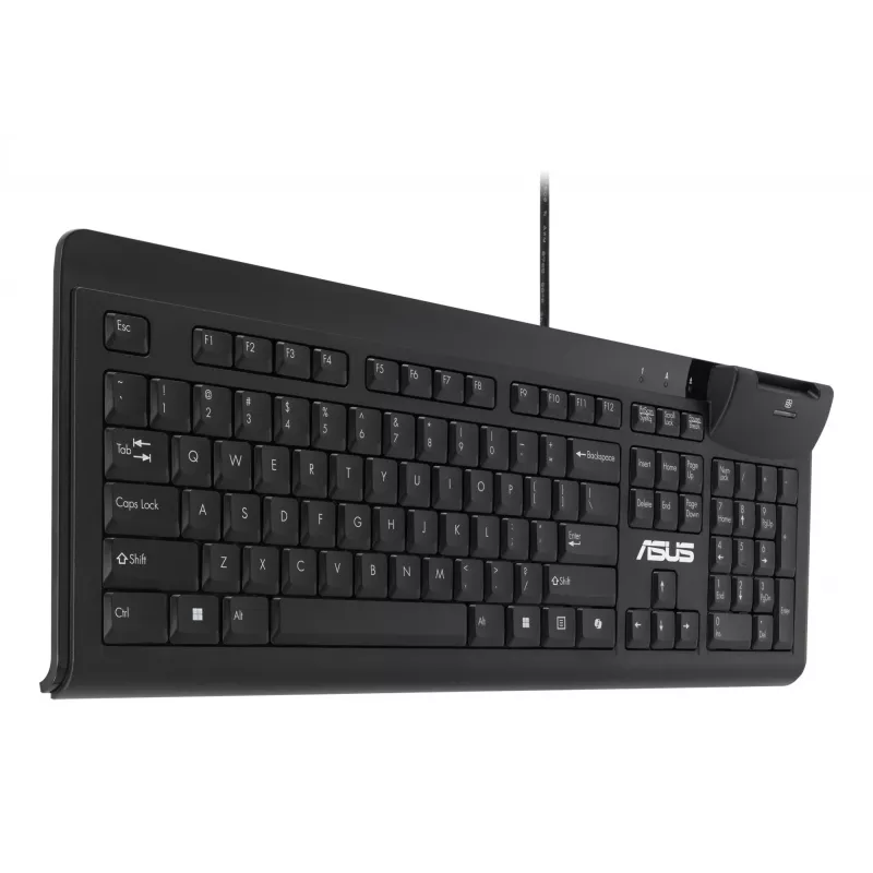 Klawiatura ASUS Smart Card KU100 do domu/biura USB czarna