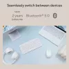 Bezprzewodowa klawiatura Bluetooth ASUS Marshmallow KW100 — układ US International, kompaktowa konstrukcja