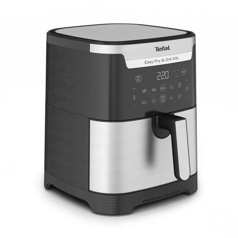 Tefal Easy Fry & Grill EY801D 6.5 L Wolnostojąca frytkownica beztłuszczowa 1650 W Stal nierdzewna