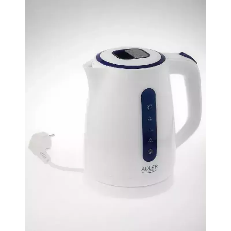 Czajnik elektryczny Adler 1,7 L 2200 W Niebieski Biały