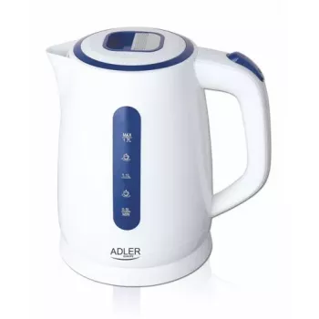 Czajnik elektryczny Adler 1,7 L 2200 W Niebieski Biały