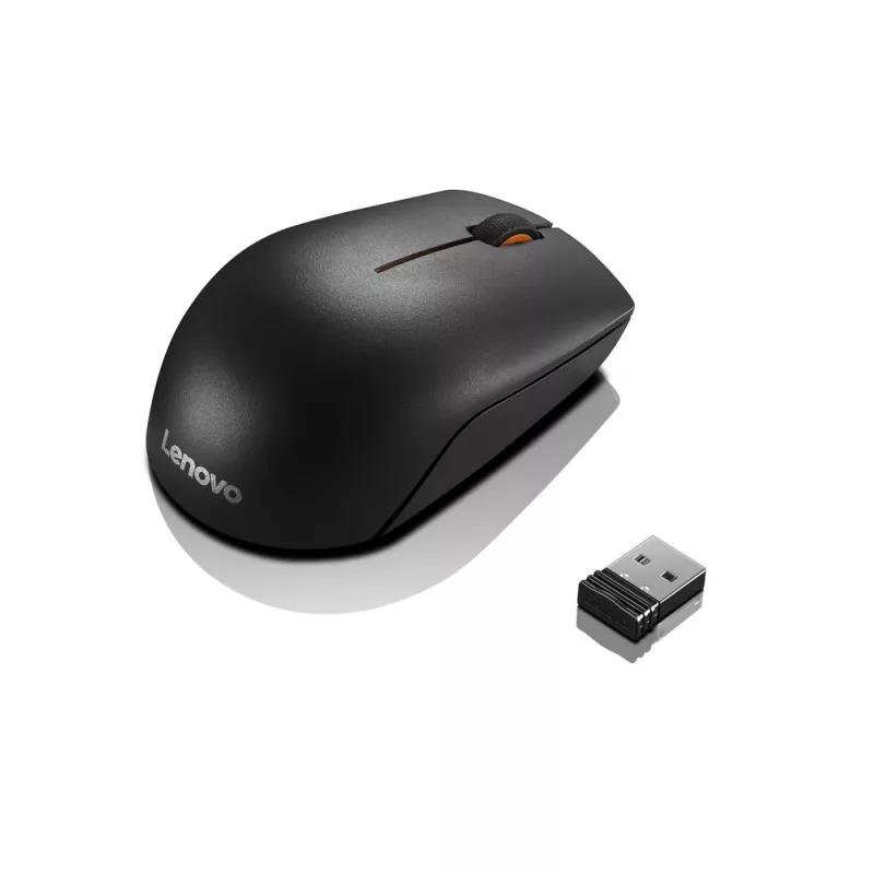 Lenovo Wireless Compact mysz 300 Czarny, 1000 DPI, 2.4 GHz