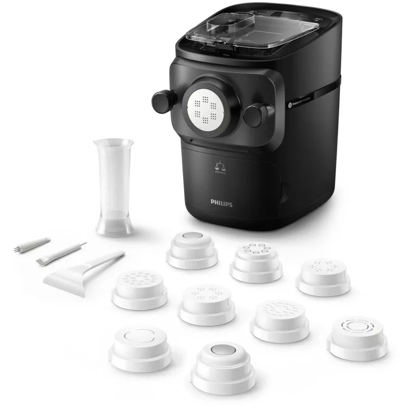 Maszynka do makaronu Philips 7000 series HR2665/96 — 200 W, 220–240 V, kompaktowa metalowa/plastikowa, 229×327×322 mm