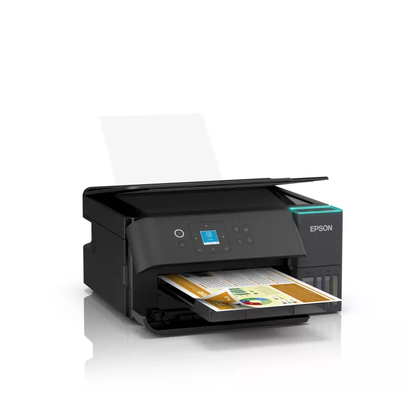 Epson EcoTank L4360 Wielofunkcyjna Drukarka Atramentowa — Kolor A4, 4800×1200 DPI, Wi‑Fi, Druk Dupleksowy