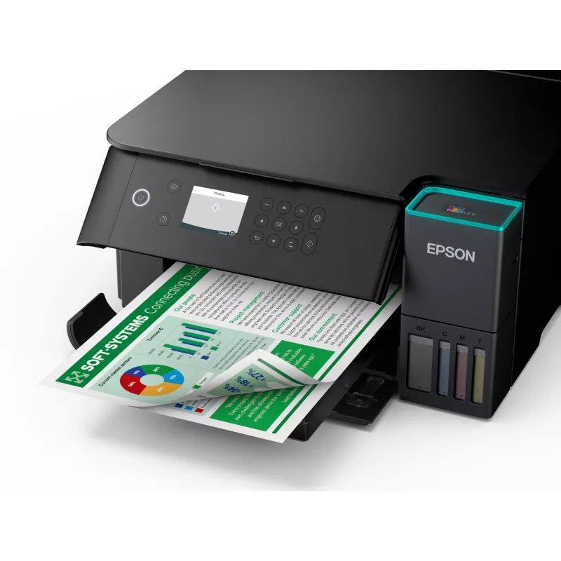 Wielofunkcyjna drukarka atramentowa Epson EcoTank L6360 — Kolor, A4, 4800x1200 DPI, 35 str./min, Wi‑Fi, Dupleks