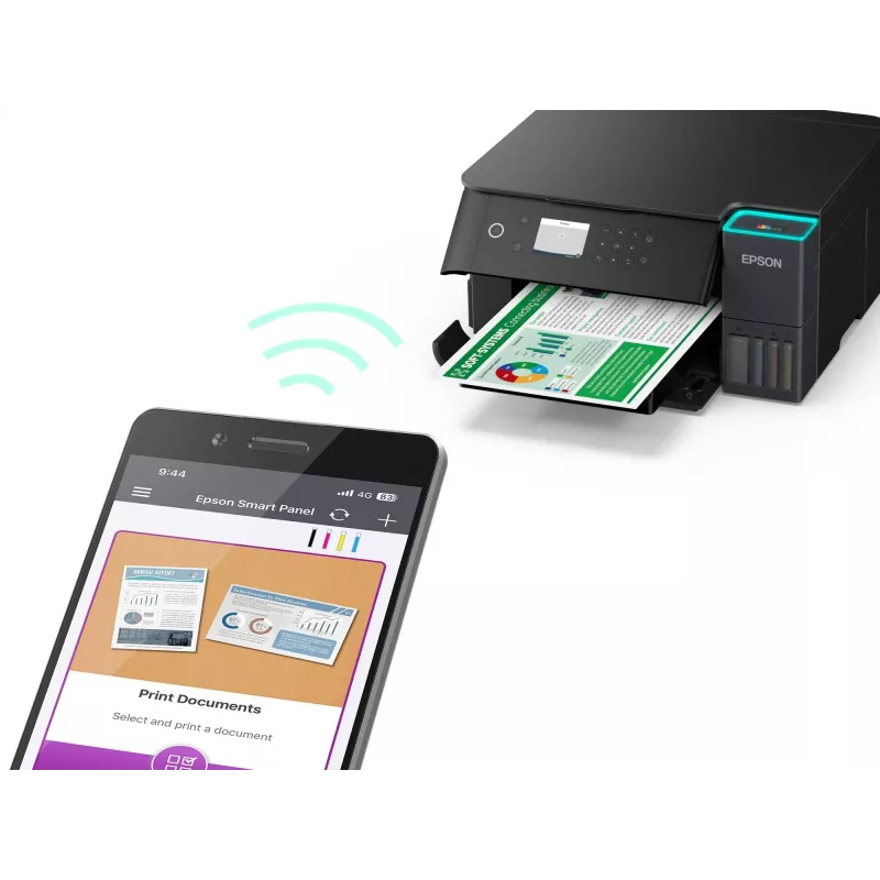 Wielofunkcyjna drukarka atramentowa Epson EcoTank L6360 — Kolor, A4, 4800x1200 DPI, 35 str./min, Wi‑Fi, Dupleks