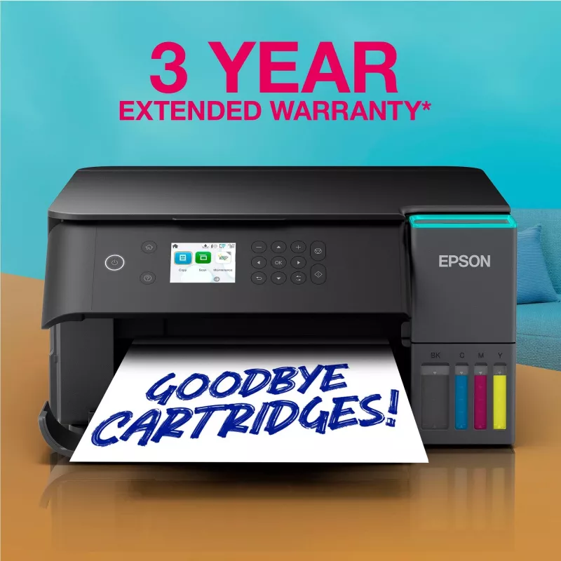 Wielofunkcyjna drukarka atramentowa Epson EcoTank L6360 — Kolor, A4, 4800x1200 DPI, 35 str./min, Wi‑Fi, Dupleks