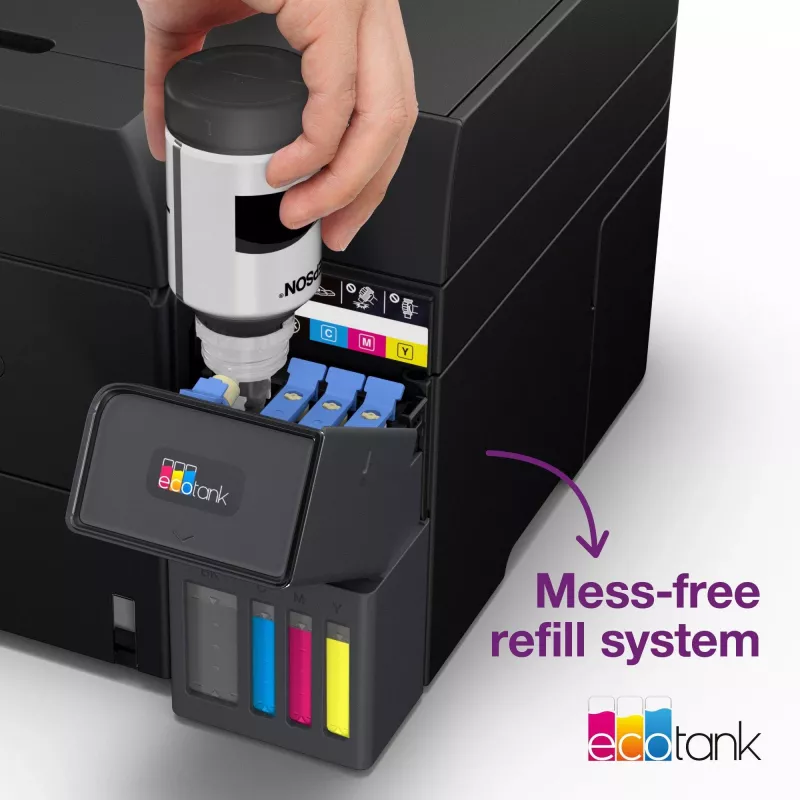 Wielofunkcyjna drukarka atramentowa Epson EcoTank L6360 — Kolor, A4, 4800x1200 DPI, 35 str./min, Wi‑Fi, Dupleks